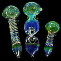 Color changing glass pipe gift set etsy