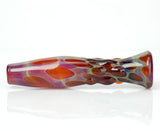 purple pink spotted chillum pipe