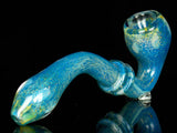 Large Blue Sherlock Glass Smoking Pipe
