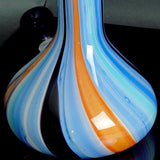 28 inch glass water pipe in blue