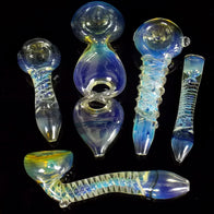 Fumed Color Changing Glass Pipes Gift Set