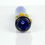 cobalt blue glass one hitter pipe