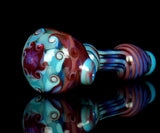 violet rose glass pipe
