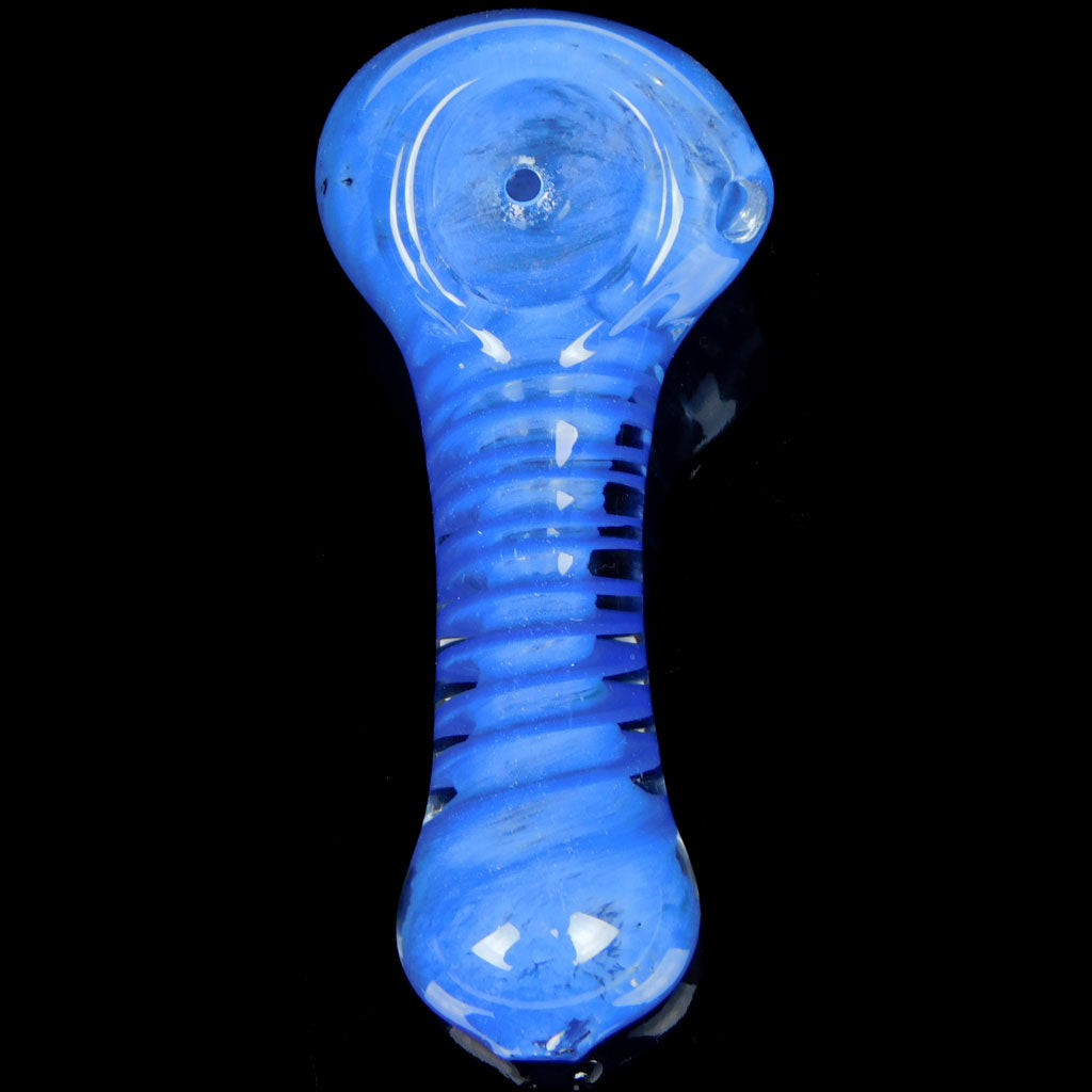 Inside Out Blue Frit Spiral Spoon
