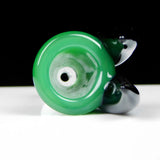 14mm Leafy Green Bowl w/ Double Horns