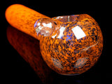 Orange Cobalt Fade Spoon w/ Opal