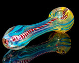 Color changing mini glass spoon pipe from VisceralAntagonisM