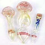 3 Piece Color Changing Glass Pipes Gift Set