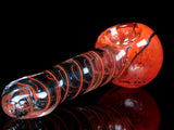 Black Red Spiral Spoon