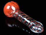 Black Red Spiral Spoon