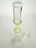 honeycomb glass bong with gridded inline perc
