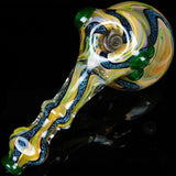 Double Fumed Dichroic Glass Hammer Bubbler Pipe