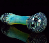 color changing purple blue glass smoking pipe by VisceralAntagonism