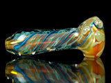 Inside Out Blue Spiral Fumed Spoon