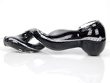Black Frit Twisted Helix Spoon