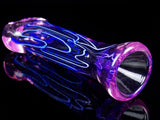 Pink and Electric Blue Chillum