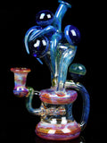 Heady Glass Recycler Rig Amber Purple