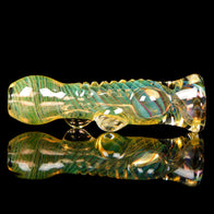 Dual Fumed Carved Chillum