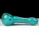 Sky Blue Frit Color Glass Pipe