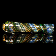 Dual Fume Striped Swirl Chillum