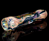 color changing dichroic glass chillum pipe from Visceral AntagonisM