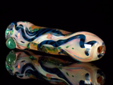 color changing dichroic glass chillum pipe from VisceralAntagonisM