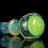 green Slyme honeycomb glass spoon pipe