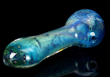 double wall glass fume trap ocean rainbow smoking pipe visceralantagonism