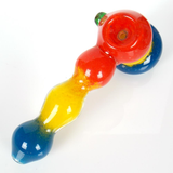 triple rainbow glass hammer bubbler