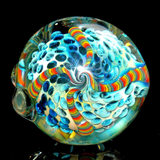 rainbow implosion heady glass smoking pipe by VisceralAntagonisM