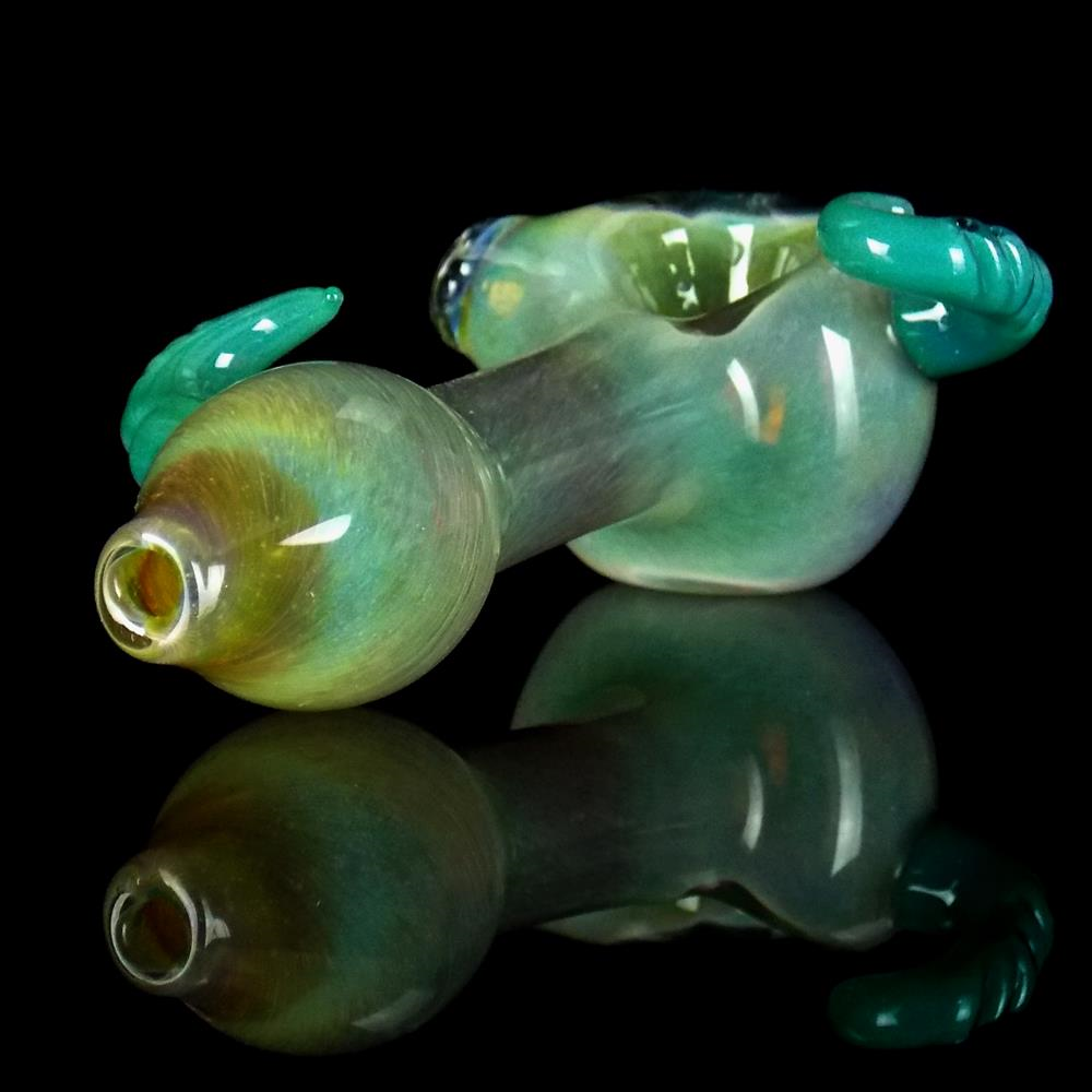 the green manalishi two prong crown smoke pipe VisceralAntagonisM