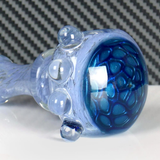 unobtainium blue stardust glass honeycomb smoking pipe by VisceralAntagonisM