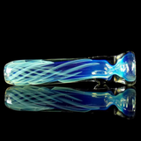 color changing silver fume glass smoking chillum pipe by VisceralAntagonisM