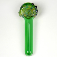cheap green glass smoking pipe by VisceralAntagonisM