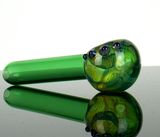 cheap green glass smoking pipe by VisceralAntagonisM