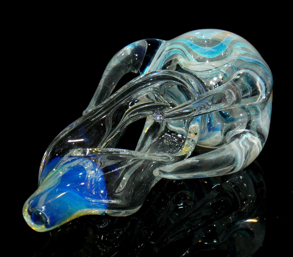 twisted devil glass spoon smoking pipe by VisceralAntagonisM