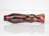 Spotted Ruby Red Chillum Pipe