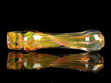 Fumed Chillum with Caramel Marbles