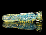Fumed Chillum with Carved Grips