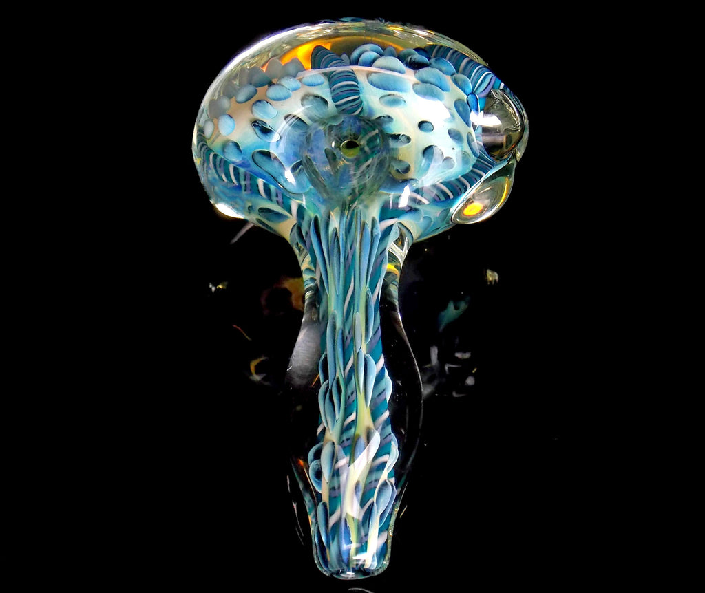 Silver Fumed Glass Pipe