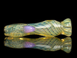 Fumed Chillum with Pink Slyme Horn