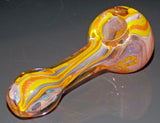 Dichroic Pink Glass Pipe