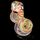 Orange Swirl Inside Out Sherlock Bubbler