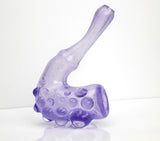 Amethyst Ice Purple Glass Sherlock Pipe