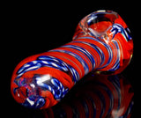 Inside Out Latti Color Glass Pipe
