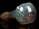 Mixed Frit Glass Spoon Pipe
