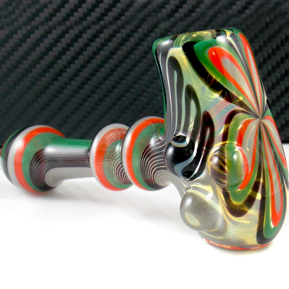Traditional Cobb Style Glass smoking pipe