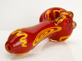 Hand Blown Glass Spoon Pipe