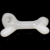 white glass dog bone smoking pipe by VisceralAntagonisM