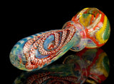 Color Changing Rasta Spoon Pipe